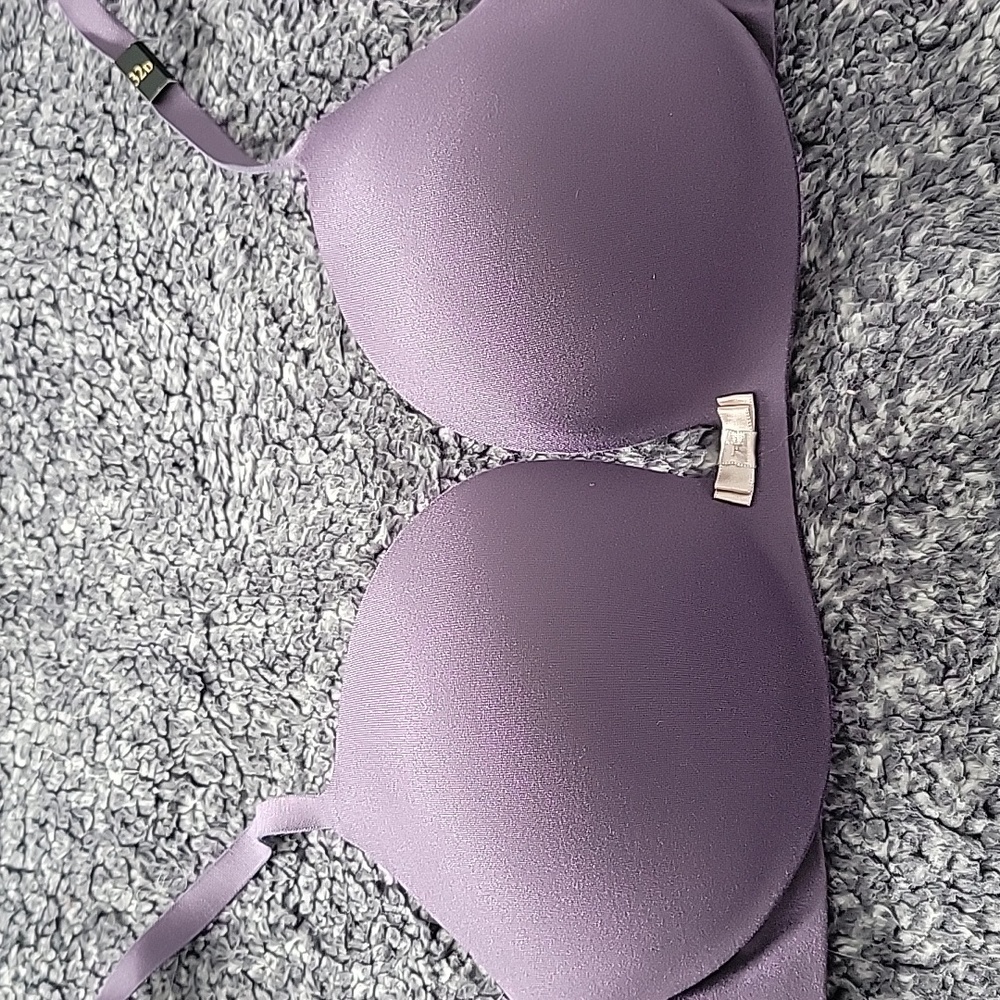 VS push up tee shirt bra.  Purple 32d